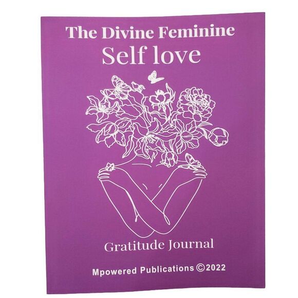 The Divine Feminine Self-Love Gratitude Journal 8.5" x 11" 120 pages - Picture 1 of 5